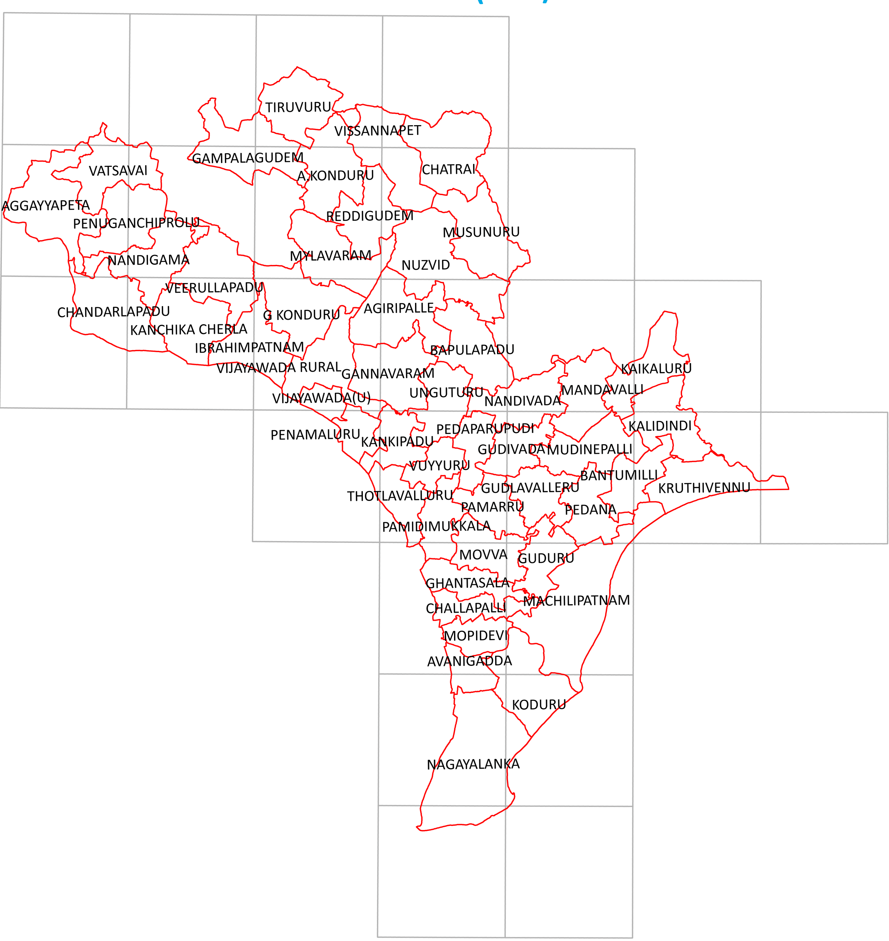 Storm surge inundation map for cyclone with wind speed 